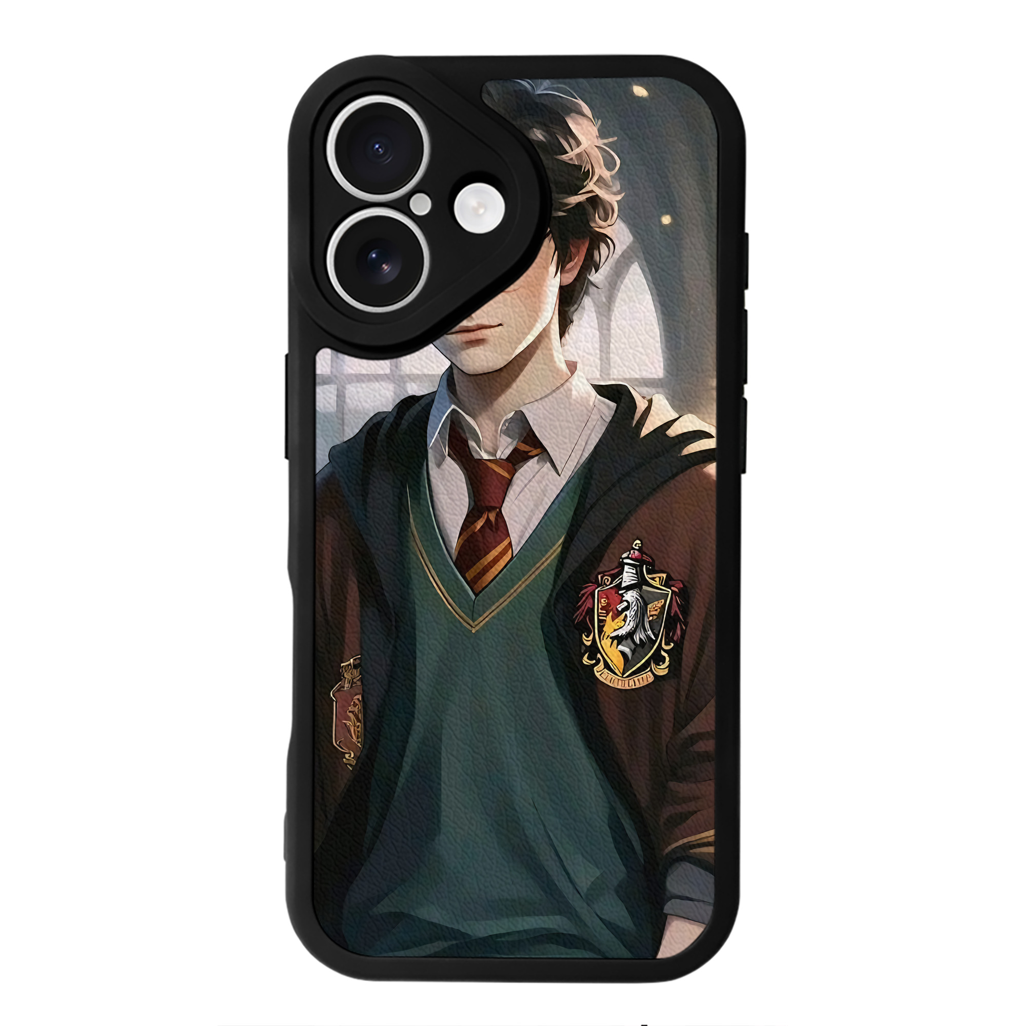 （画像用） Harry Potter ハリー・ポッターシリーズ 【iPhone 16シリーズ対応】シリコンスマホケース（レザー調） 材質：シリコン